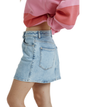 The Roxy Womens Rain Mini Skirt in Beau Blue