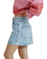 The Roxy Womens Rain Mini Skirt in Beau Blue