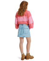 The Roxy Womens Rain Mini Skirt in Beau Blue