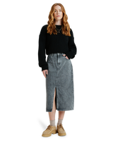 The Roxy Womens Cold Winds Skirt in Mid Grey