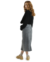 The Roxy Womens Cold Winds Skirt in Mid Grey