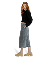 The Roxy Womens Cold Winds Skirt in Mid Grey