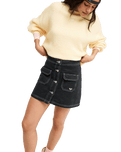 The Roxy Womens Radiant Rider Skirt in Midnight