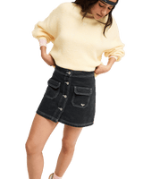 The Roxy Womens Radiant Rider Skirt in Midnight