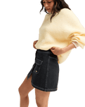 The Roxy Womens Radiant Rider Skirt in Midnight