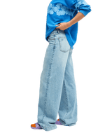 The Roxy Womens Sun And Done Jeans in Sunbleached Vintage