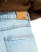 The Roxy Womens Sun And Done Jeans in Sunbleached Vintage
