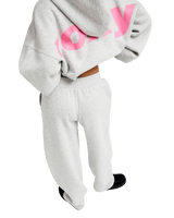 The Roxy Womens Surf Doll Fleece Joggers in Light Grey Heather