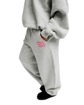The Roxy Womens Surf Doll Fleece Joggers in Light Grey Heather