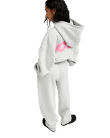 The Roxy Womens Surf Doll Fleece Joggers in Light Grey Heather