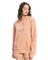 The Roxy Womens Surf Stoked Hoodie in Cafe Creme