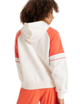 The Roxy Womens Essential Energy Blockd Hoodie in Egret
