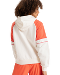 The Roxy Womens Essential Energy Blockd Hoodie in Egret