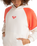 The Roxy Womens Essential Energy Blockd Hoodie in Egret