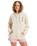 The Roxy Womens Surf Stoked Hoodie in Parchment