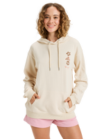 The Roxy Womens Surf Stoked Hoodie in Parchment