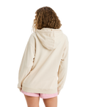The Roxy Womens Surf Stoked Hoodie in Parchment