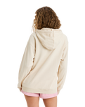 The Roxy Womens Surf Stoked Hoodie in Parchment