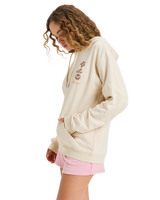 The Roxy Womens Surf Stoked Hoodie in Parchment
