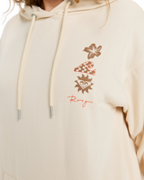 The Roxy Womens Surf Stoked Hoodie in Parchment