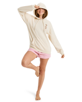 The Roxy Womens Surf Stoked Hoodie in Parchment
