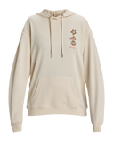 The Roxy Womens Surf Stoked Hoodie in Parchment