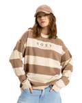 Strictly Stripes Oversized Sweatshirt in Parchement Strictly Stripes