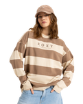Strictly Stripes Oversized Sweatshirt in Parchement Strictly Stripes
