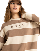Strictly Stripes Oversized Sweatshirt in Parchement Strictly Stripes