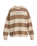 Strictly Stripes Oversized Sweatshirt in Parchement Strictly Stripes