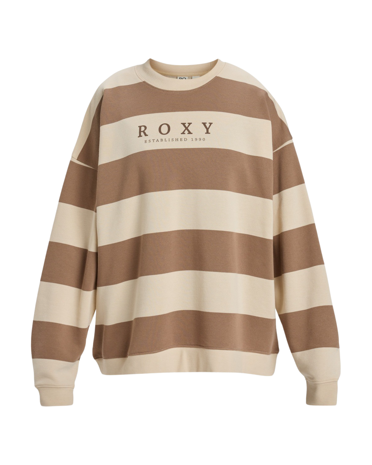 Strictly Stripes Oversized Sweatshirt in Parchement Strictly Stripes