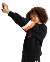 The Roxy Womens Essential Energy Sweatshirt in True Black