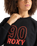 The Roxy Womens Essential Energy Sweatshirt in True Black