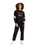 The Roxy Womens Essential Energy Sweatshirt in True Black