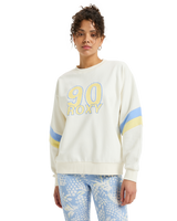The Roxy Womens Essential Energy Sweatshirt in Egret