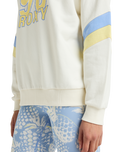 The Roxy Womens Essential Energy Sweatshirt in Egret