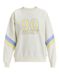 The Roxy Womens Essential Energy Sweatshirt in Egret