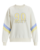 The Roxy Womens Essential Energy Sweatshirt in Egret