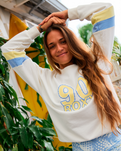 The Roxy Womens Essential Energy Sweatshirt in Egret