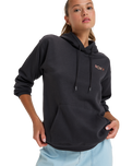 The Roxy Womens Saturdaze Hoodie in Phantom