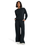 The Roxy Womens Surfing By Moonlight Sweatshirt in Anthracite