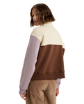 The Roxy Womens View Point Block Sweatshirt in Tiramisu