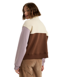 The Roxy Womens View Point Block Sweatshirt in Tiramisu