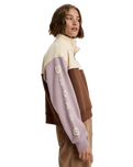 The Roxy Womens View Point Block Sweatshirt in Tiramisu