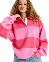 The Roxy Womens Cross Your Mind Sweatshirt in Honey Suckle