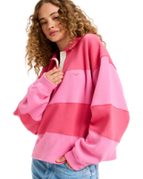 The Roxy Womens Cross Your Mind Sweatshirt in Honey Suckle