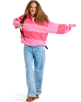 The Roxy Womens Cross Your Mind Sweatshirt in Honey Suckle