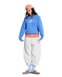 The Roxy Womens Surf Stoked Brushed Sweatshirt in Dutch Blue