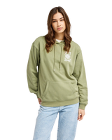 Surf Stoked Hoodie in Oil Green