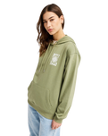 Surf Stoked Hoodie in Oil Green
